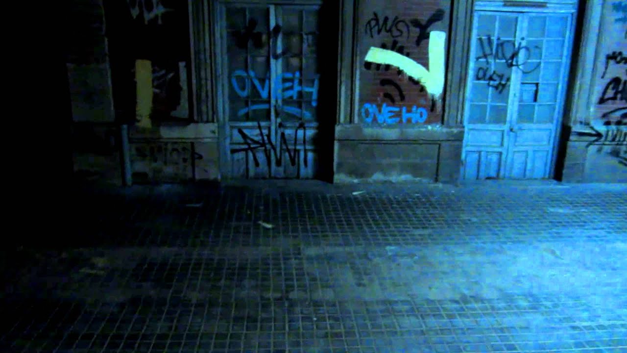 Cogiendo de noche el tren en la estación abandonada de Castillejo-Añover [HD]
