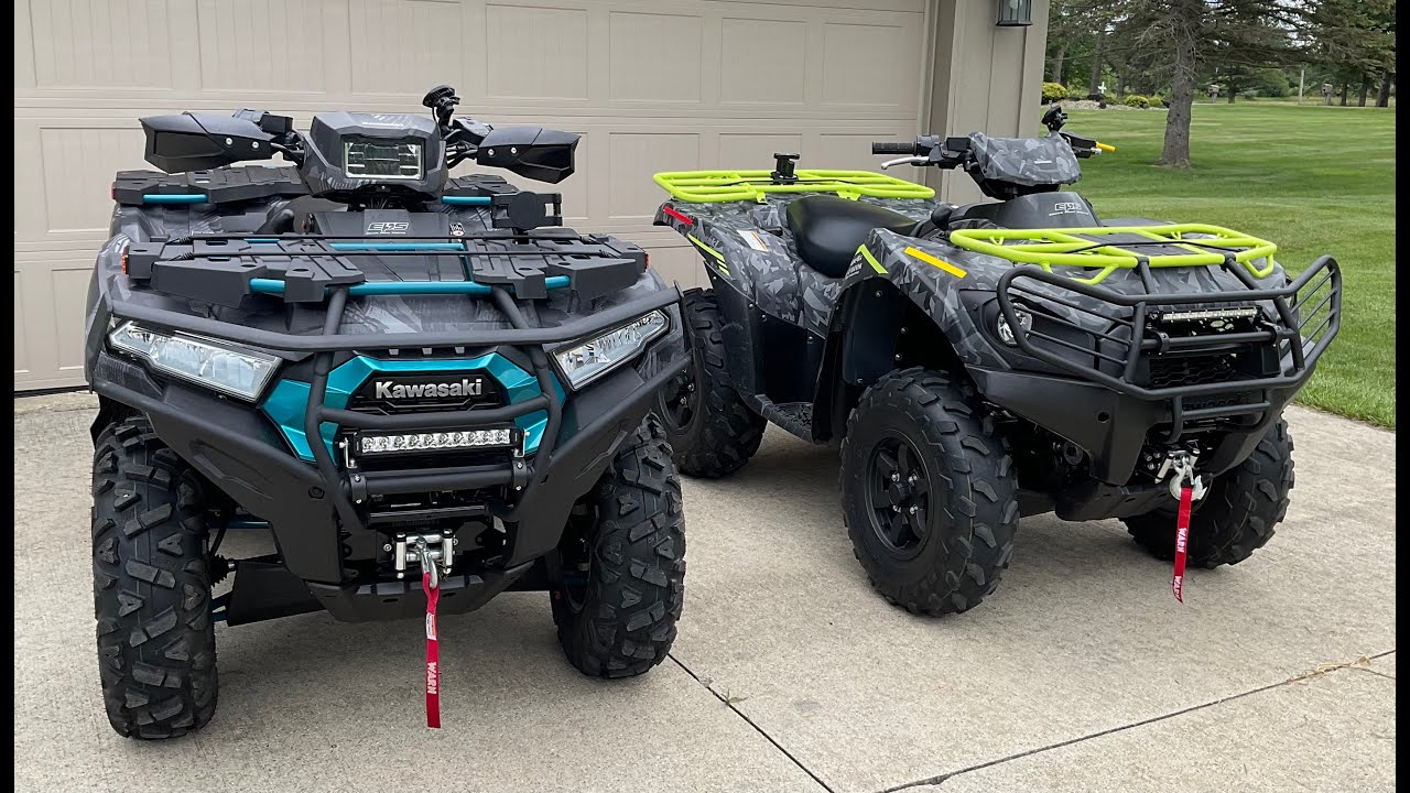 Квадроциклы Kawasaki Brute Force 750 2024 и 2023 годов выпуска