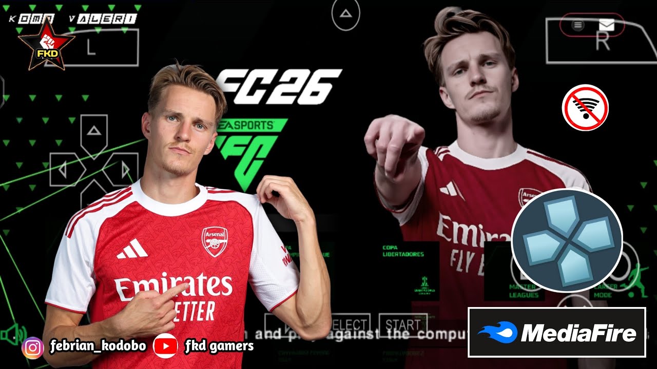 EA SPORTS FC 2026 PPSSPP CAMERA PS5 UPDATE TRANSFER REAL FACES NEW MINI KITA & STADIUM!! 