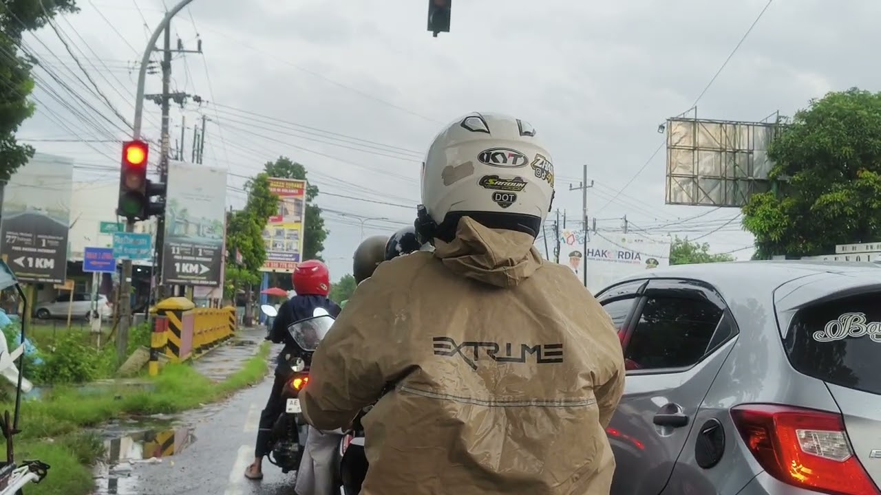 Maospati Otw Madiun || Nerabas Hujan #vlog #fypシ 