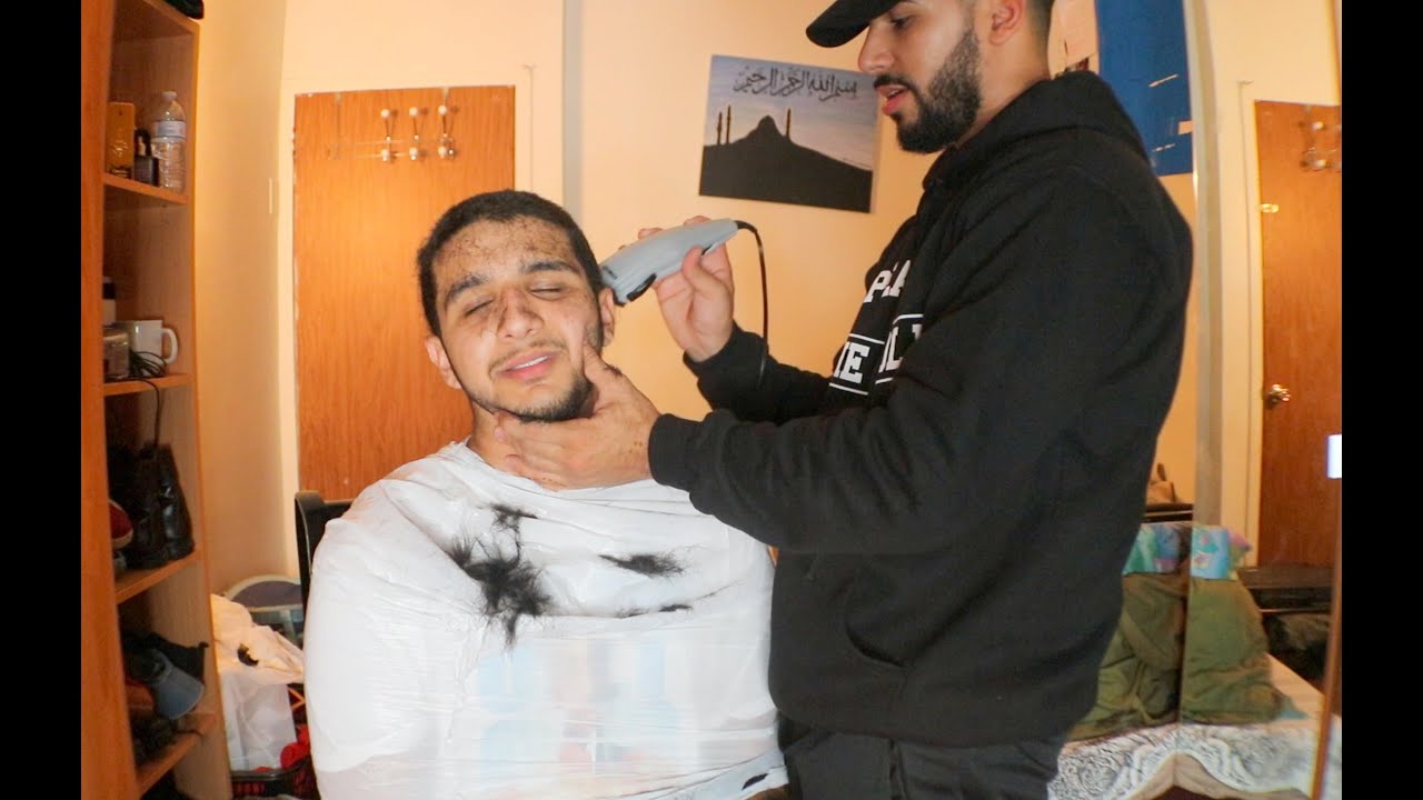 LITERALLY SHAVED HIS HEAD PRANK!!!