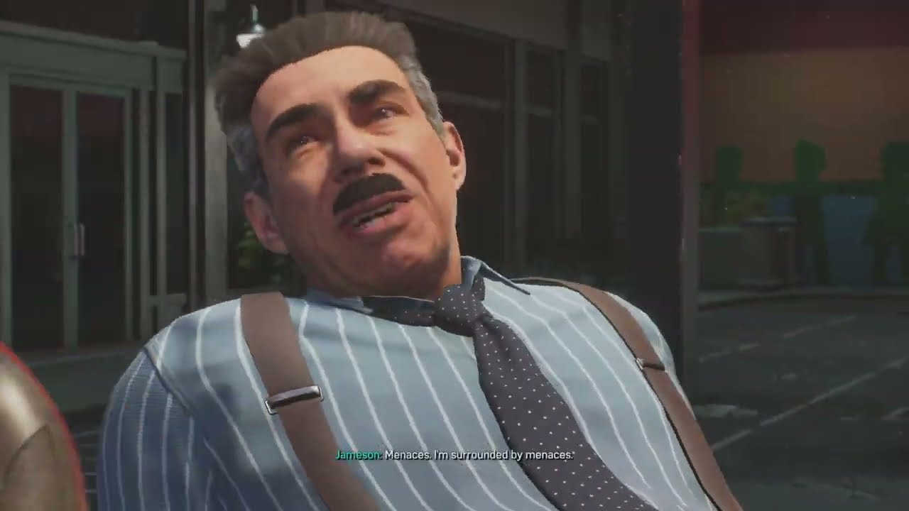 Miles Morales saves J. Jonah Jameson - Spider-Man 2