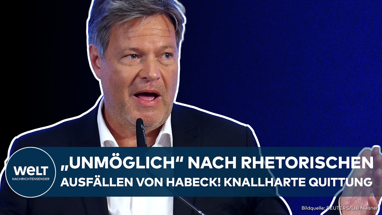 ROBERT HABECK: Nach rhetorischen Ausfällen! Die knallharte Quittung für den Grünen Ex-Vizekanzler