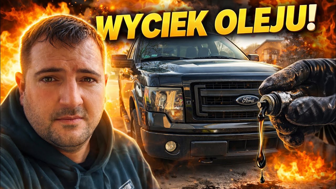 Znalazłem wyciek oleju i naprawiam FORDA F150