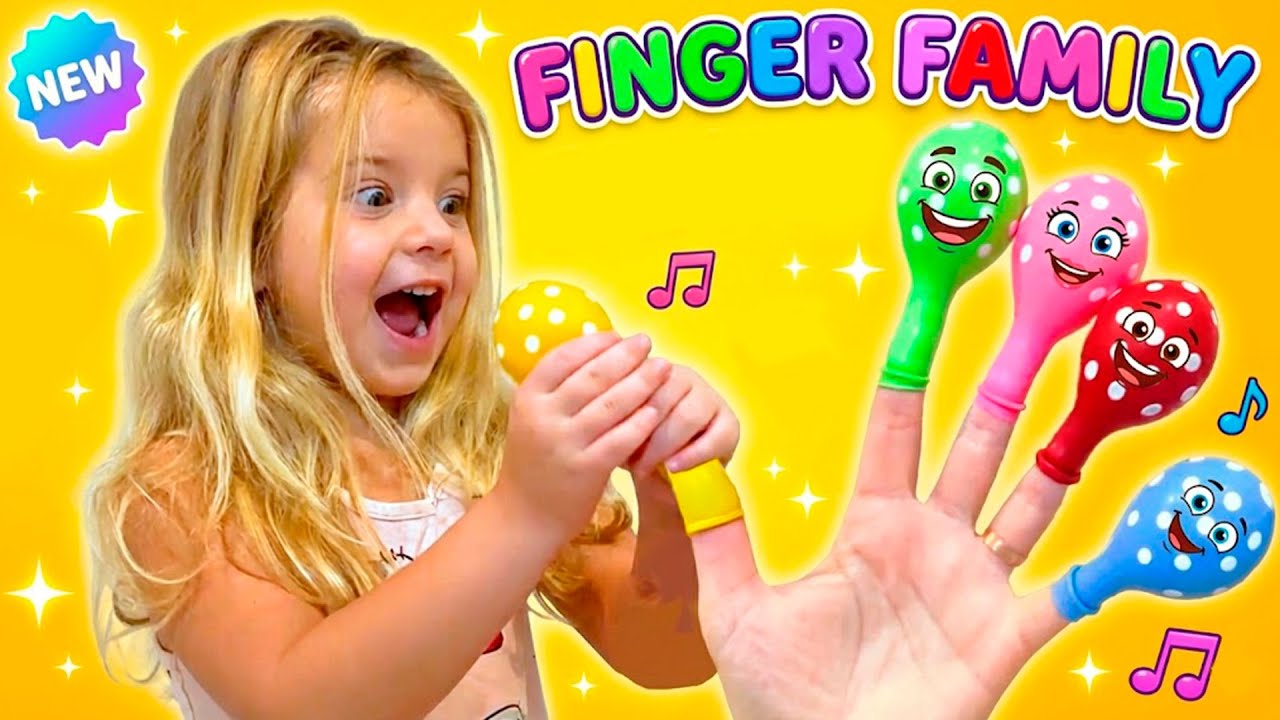 Baby Finger Family Song  Nursery Rhymes & Kids Songs with Emma 🖐️🎈