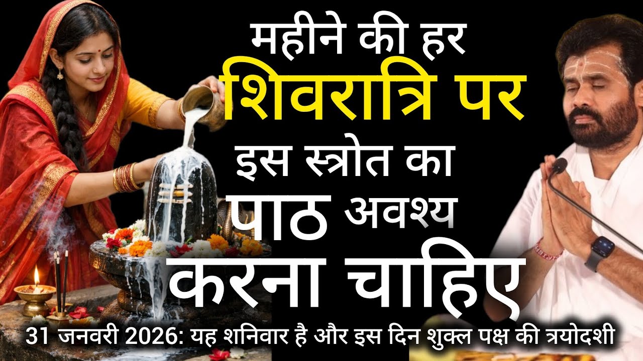 महीने की हर शिवरात्रि पर ये अवश्य पाठ करना चाहिए// shiv Katha‎⁨@giribapuofficial⁩  