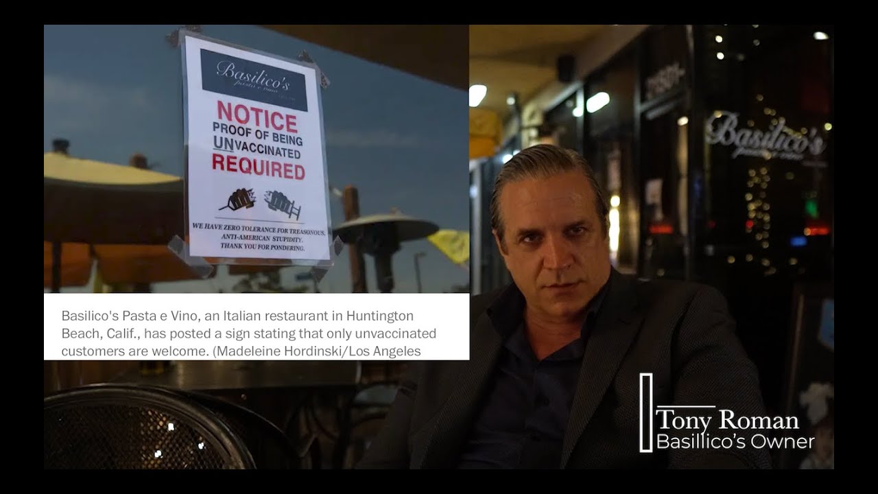 Tony Roman Full Interview | Basilico's Huntington Beach