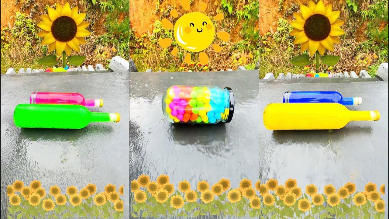 ❤️💚💝💖💙💛Breaking Colorfull glass bottle 🫙 ⚠️🔥💥#Shorts #ASMR #satisfying#asmrsound#satisfyingvideo