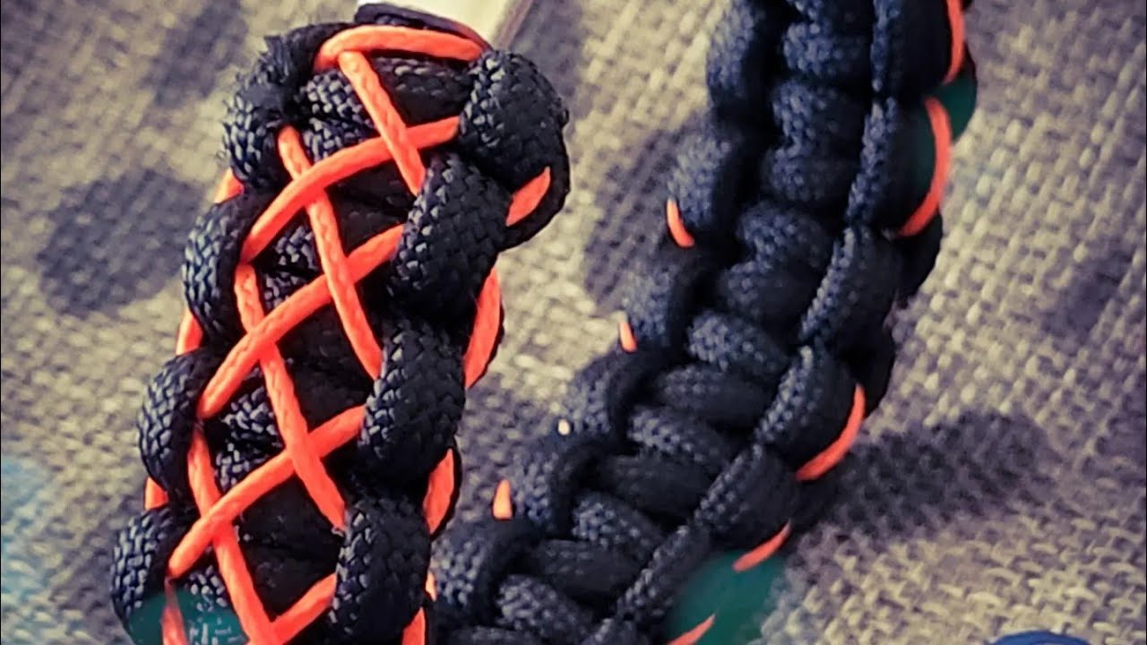 HOW TO MAKE a Cobra knot / Solomon knot bracelet with basic stitch tutorial #youtube #youtubeshorts