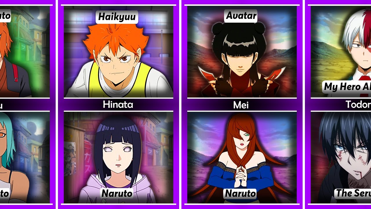 Anime Characters with The Same Name