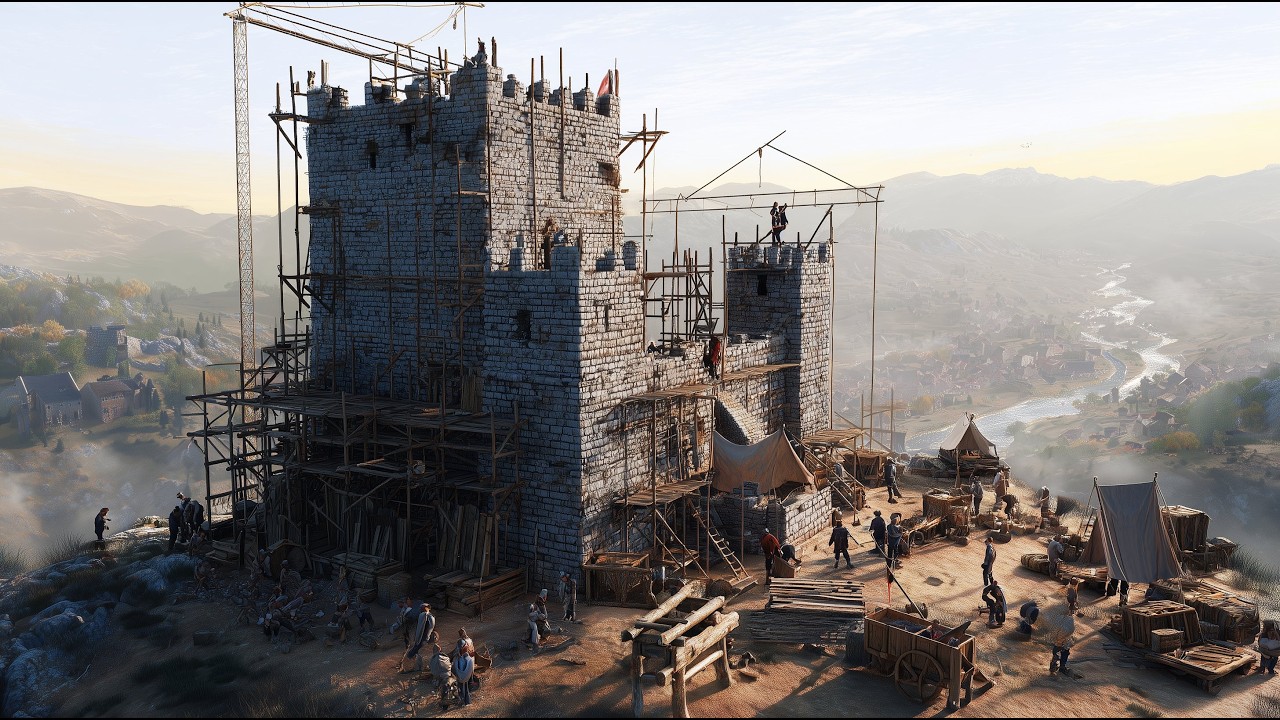 How Medieval People Built Without Modern Tools