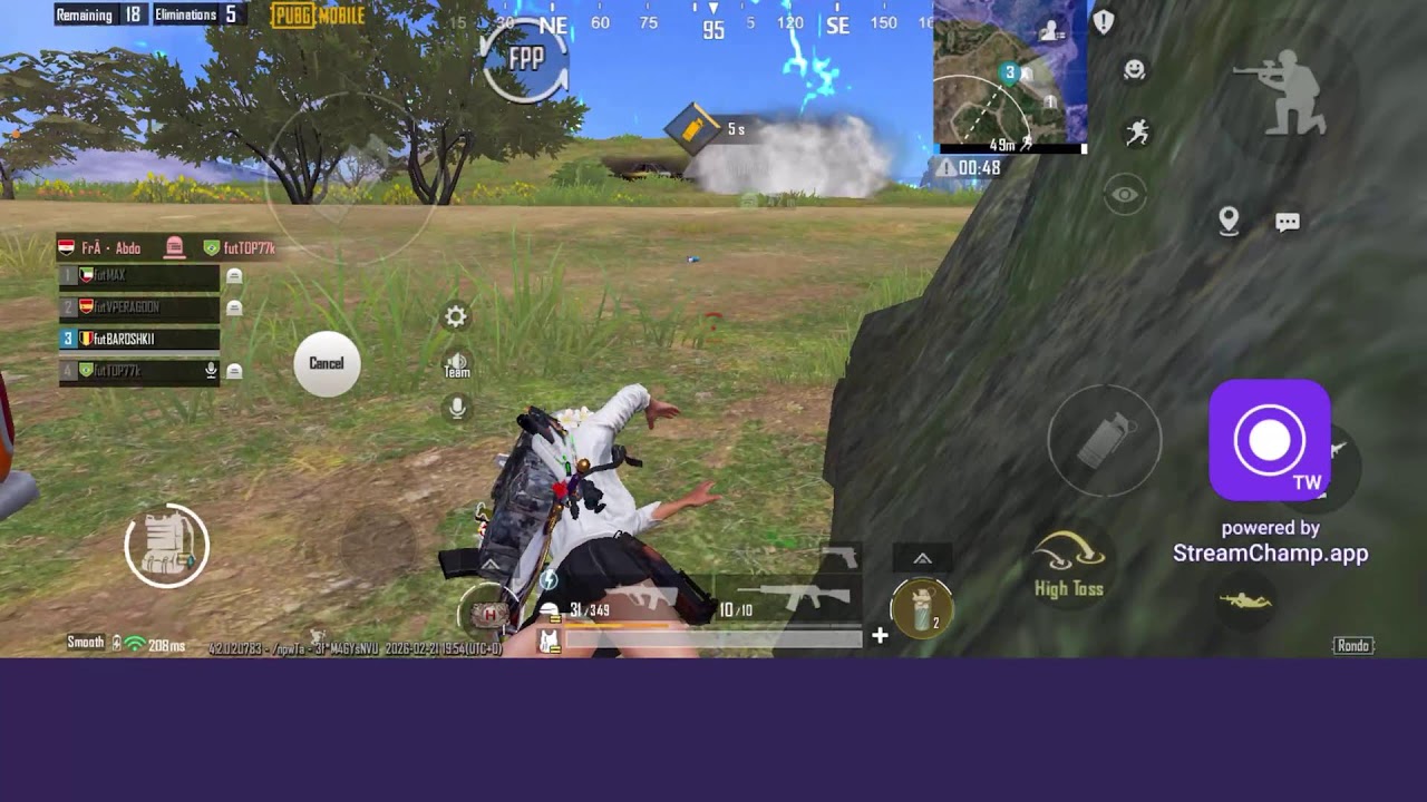 Broadcast powered by StreamChamp