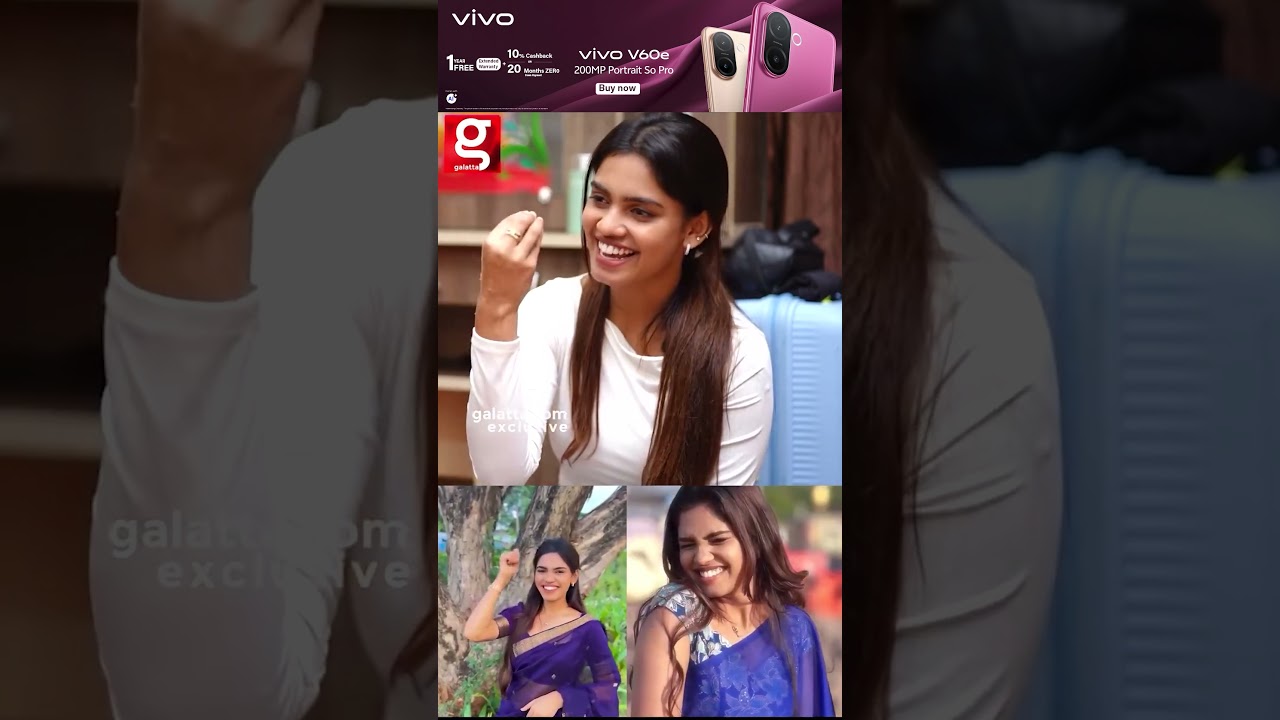 முதல் முறை saree கட்டிய தருணம்..🥰 |  Actress Pranika Saree Collection