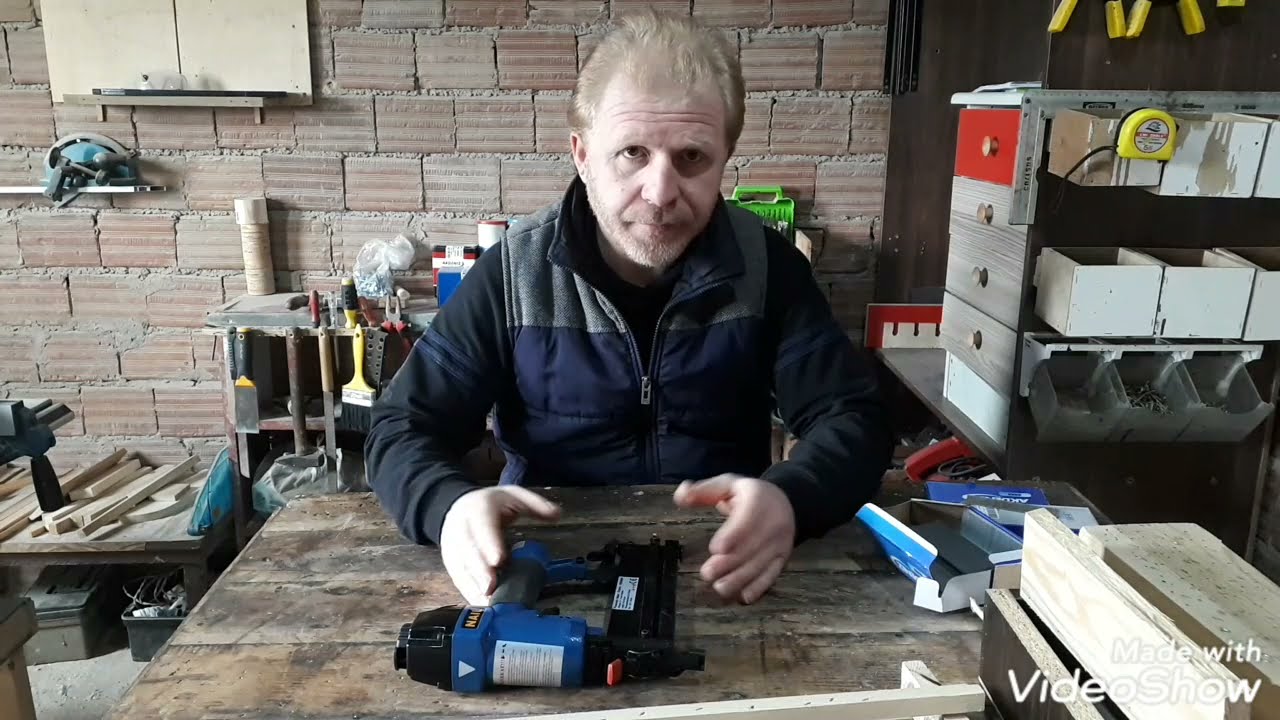 havalı çivi ve zımba tabancası deneme