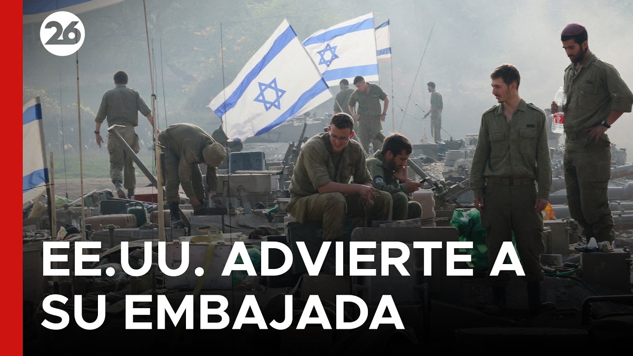 🇺🇸🇮🇱 EEUU EVACÚA ISRAEL | Evacuará a todo el personal de la embajada por riesgos de seguridad