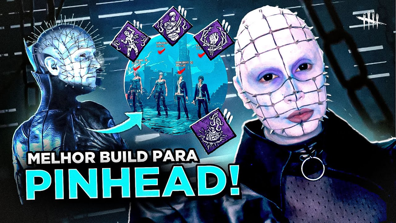 FIZ COSPLAY DE PINHEAD E USEI ESSA BUILD INCRÍVEL! | Dead By Daylight