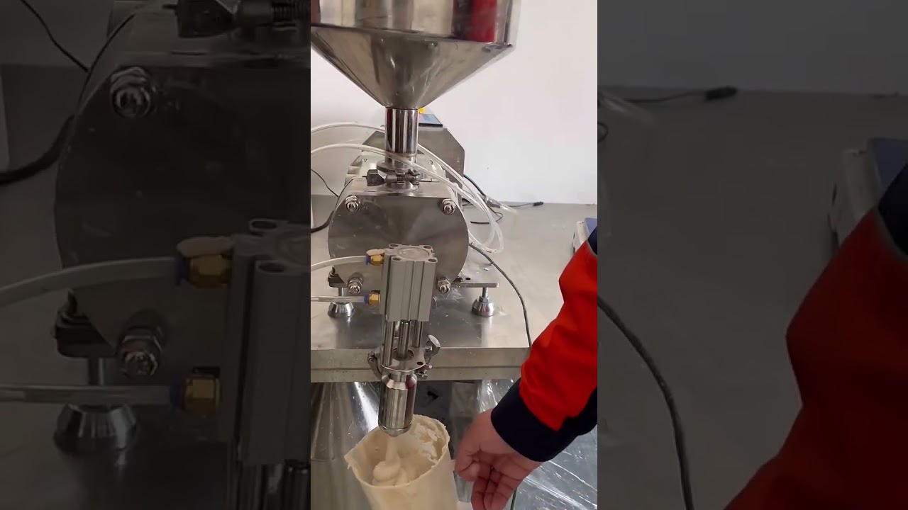 Viscous liquid paste chocolate liquid filling machine semi automatic 