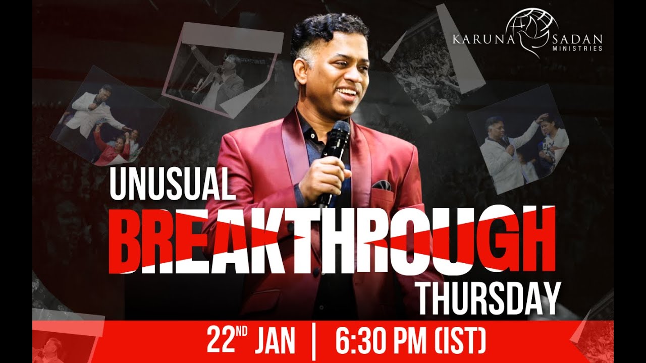 20260122 | KSM | Unusual Breakthrough Thursday Service | [ LIVE 🔴 ] Pastor Michael Fernandes