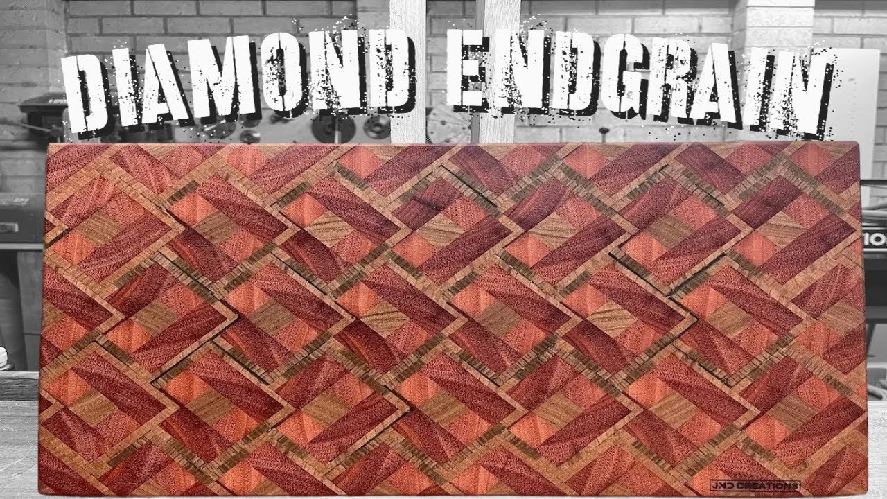 Making a Diamond Pattern End Grain Cutting Board