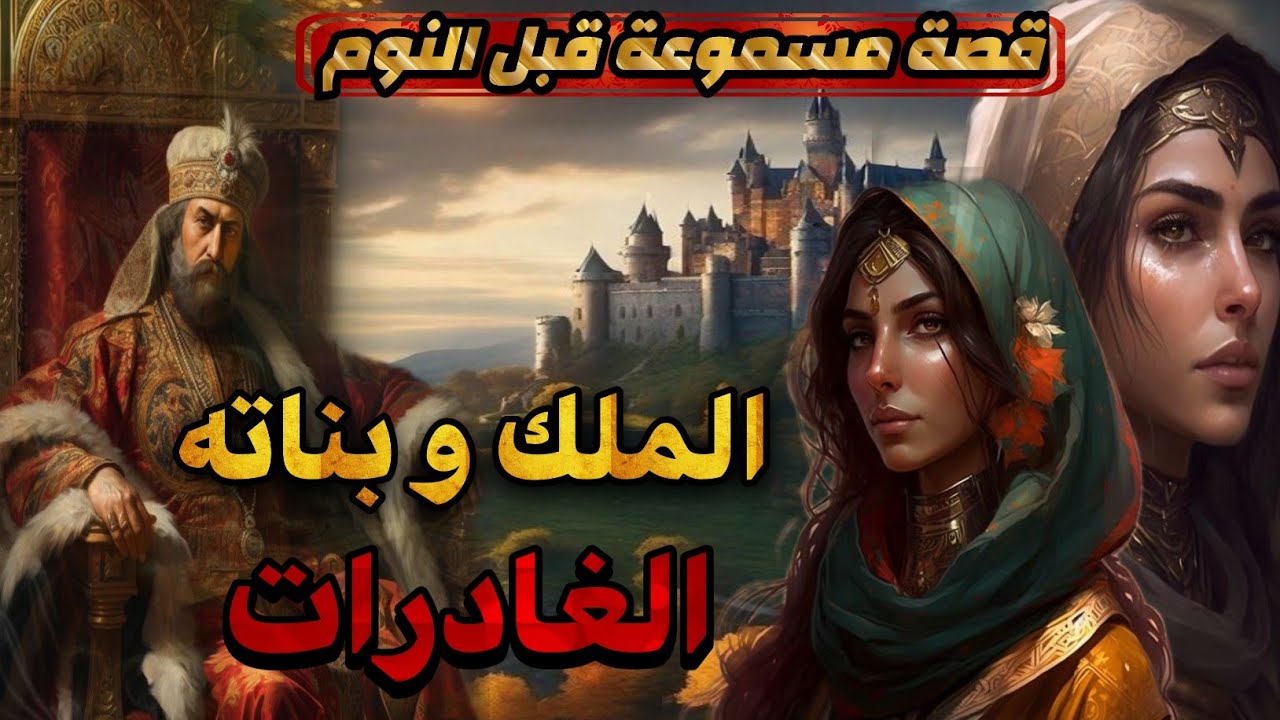 قصة الملك و بناته الغادرات،قصة مسموعة رائعة،قصص مسموعة قبل النوم على قناة صوت الحكايات