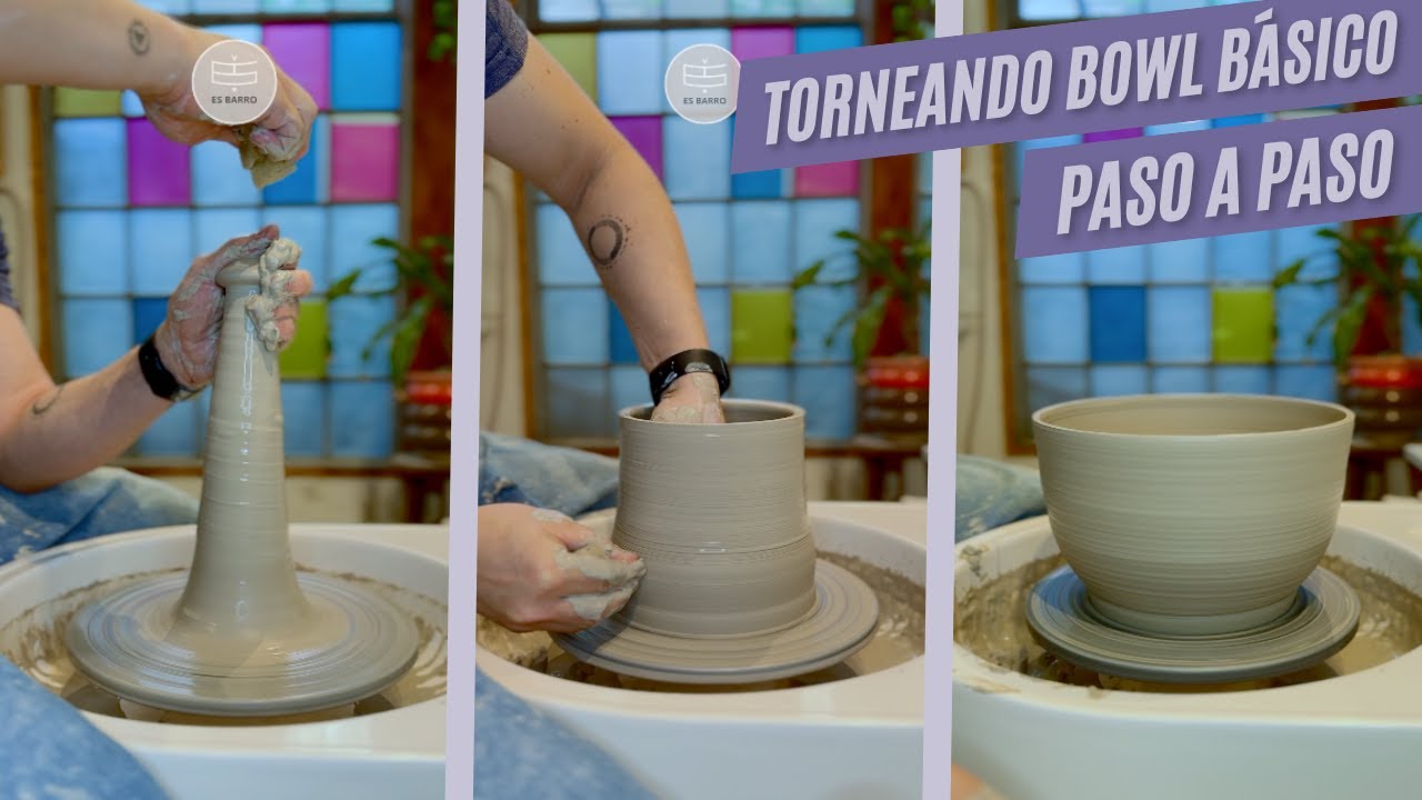 &iquest;C&Oacute;MO HACER BOWL BASICO EN TORNO ALFARERO? - #tornoalfarero #alfareria  #pottery #potterywheel