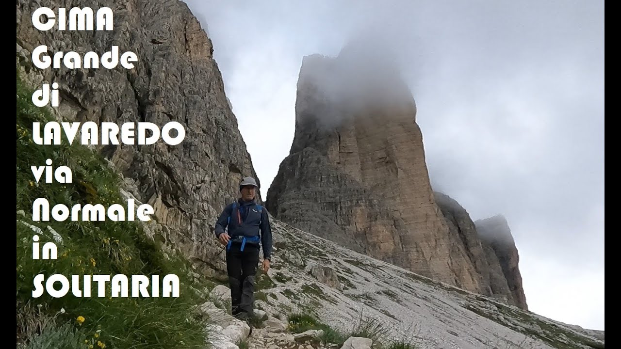 CIMA GRANDE DI LAVAREDO 🧗‍♀️via Normale in Solitaria