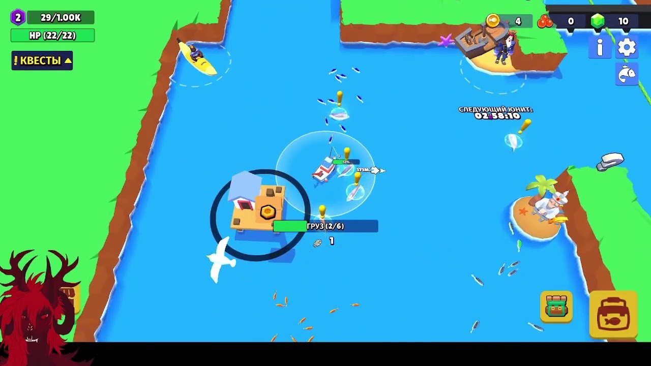 Прохождение\Walkthrough Fish Idle 2:Underwater Mystery Часть\Part 1