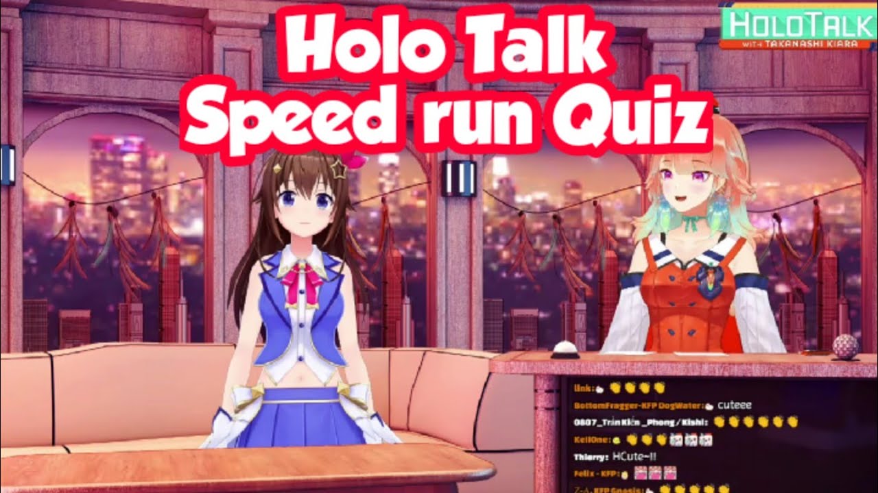 Sora-chan's Holo talk Speed run Question Segment feat. Kiara