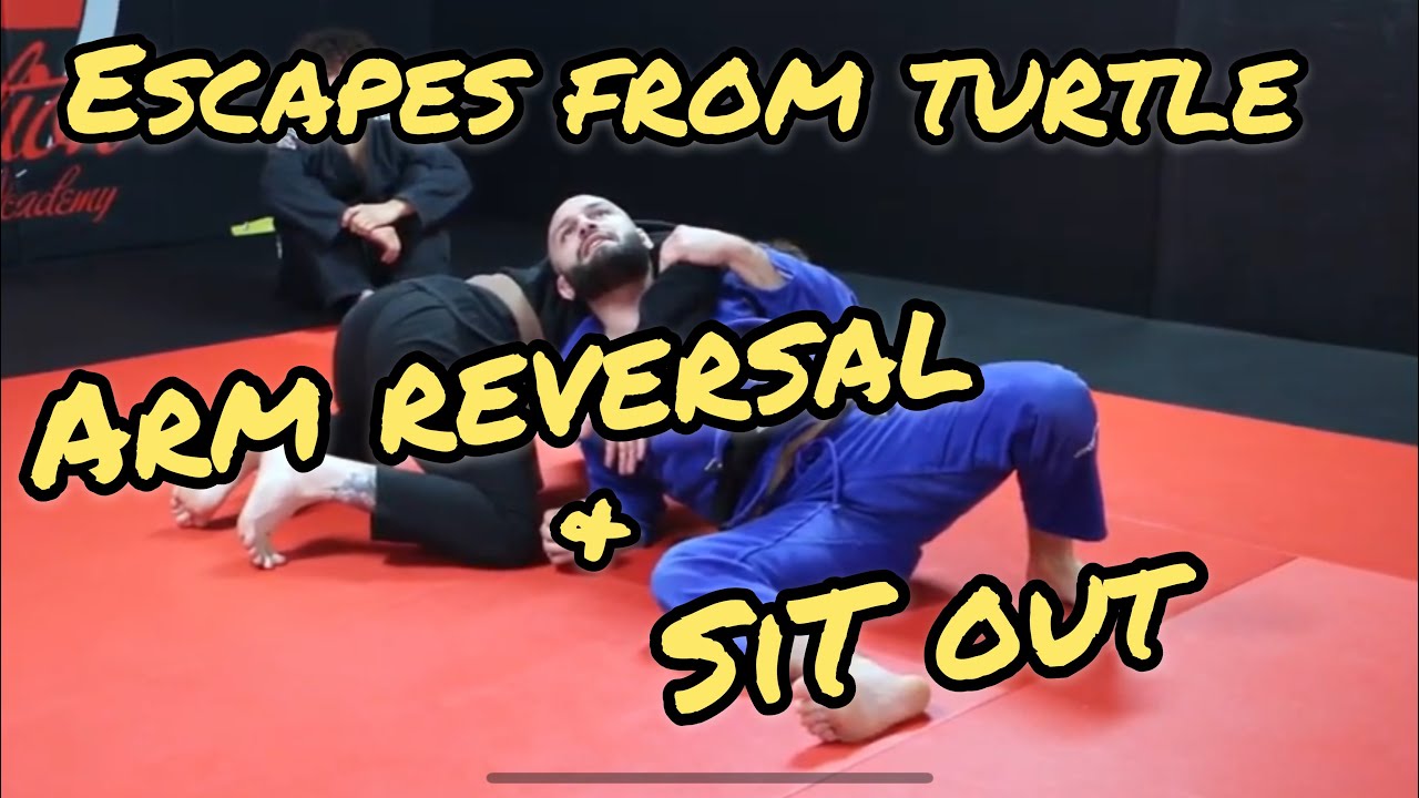 SPIN OUT & SIT OUT! Escaping the Turtle Position when opponent has a Front Headlock