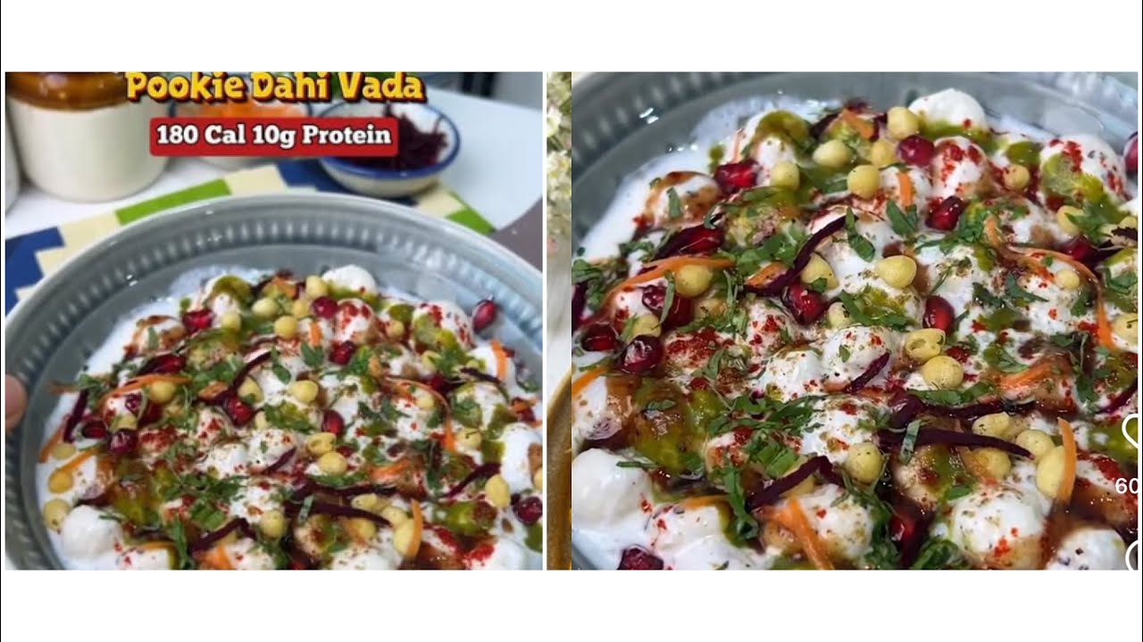 Low Calorie Pookie Dahi Vada! This is a cheat , version which is delicious & sooooo satisfying.