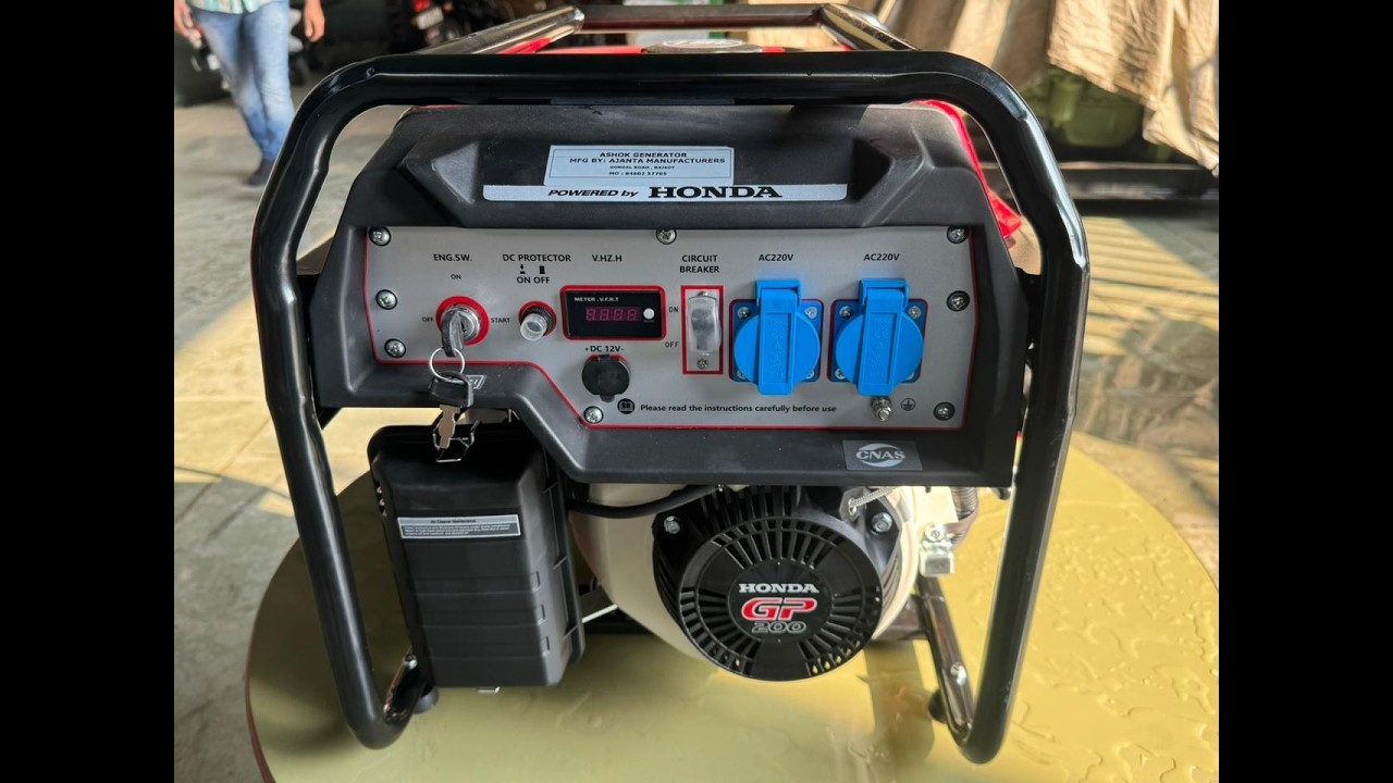 Honda 3.3 Kva Self Start Generator / Ajanta Manufacture Rajkot mo : 84602 57705