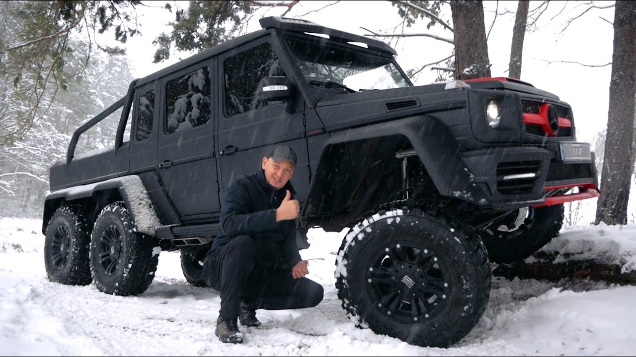 Самодельный Гелендваген 6x6 Mansory, полный тест драйв на бездорожье.