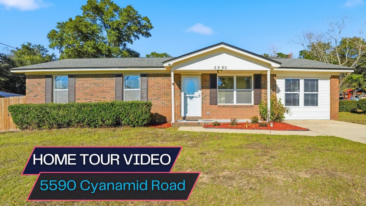 3 Bedroom Brick Home in Milton, FL | No HOA, Bonus Room & Major Updates Complete