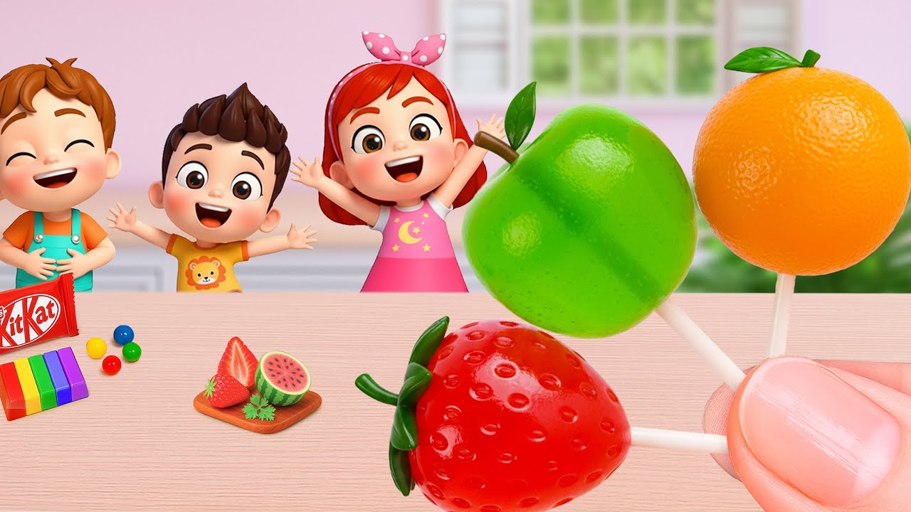Miniature Rainbow Jelly Recipe 🌈 How To Make Mini Rainbow Jelly Fruit Decorating 💕 Little Yummy