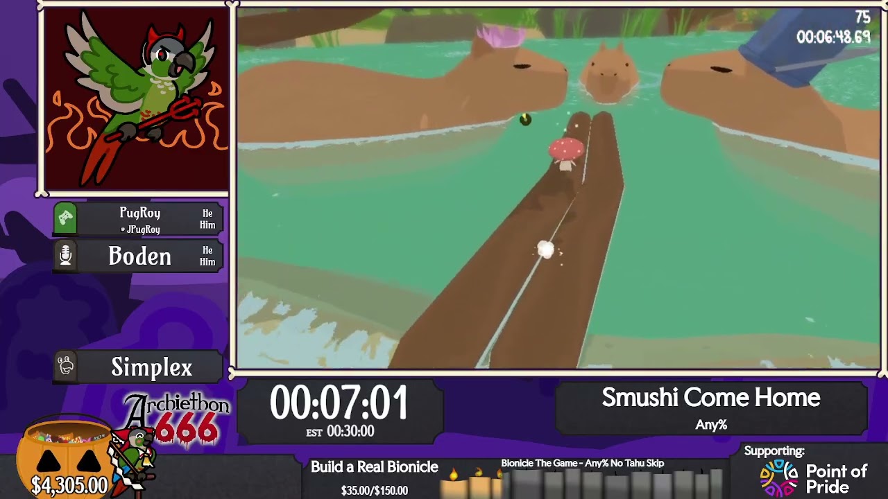 Archiethon 666 || Smushi Come Home — Any% от PugRoy