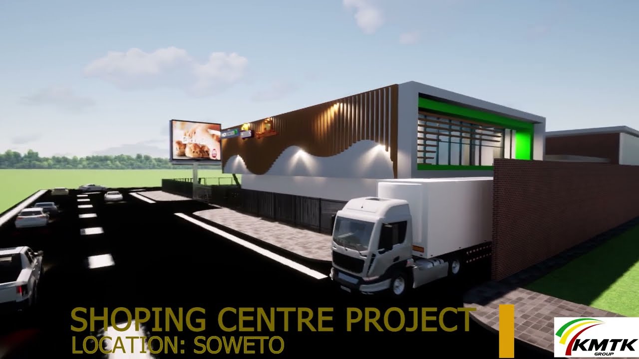 New proposed Pick N Pay shopping centre architectural design