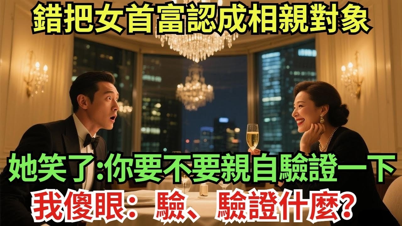 錯把女首富認成相親對象你行不行？她笑了：那你要不要親自驗證一下？我傻眼：驗、驗證什麼？她：驗證一下我，到底能不能生！#真實故事#案件#奇聞#故事#奇聞觀察室#奇聞#真相#奇聞軼事#談笑娛生