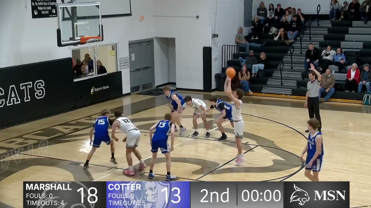 Marshall vs. Cotter | SR HIGH BOYS | 02/03/26 | LIVE RECORDING
