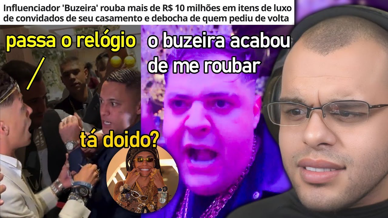 TUDO SOBRE O 'BUZEIRA' TER ROUBADO OS INFLUENCERS NO SEU CASAMENTO