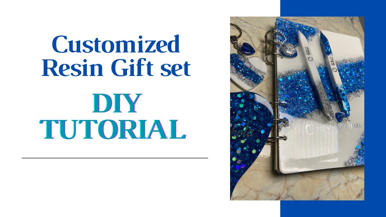 Resin Notebook cover | Resin Pen | Resin keyholder | Resin Hair Brush #Diy #ResinDIY #Tutorial