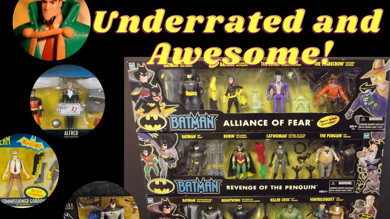 The Importance of the Kenner/Hasbro Batman the Animated Series 4 Packs! Gordon Alfred Figures Four