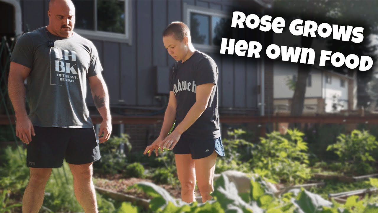 GARDENING W/ UFC's THUG ROSE | Nutrition, Farming, and more