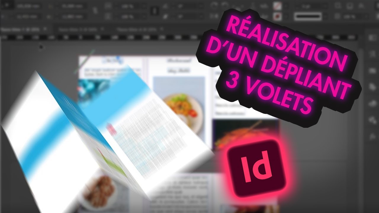 Comment réaliser et exporter un dépliant pour l'impression (Indesign)