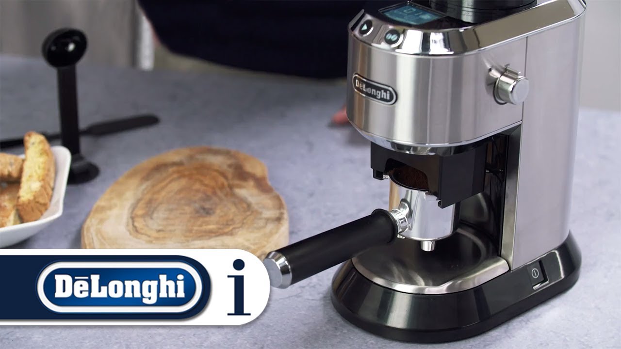 How to grind coffee in the filter holder on the De’Longhi Dedica Grinder KG521.M