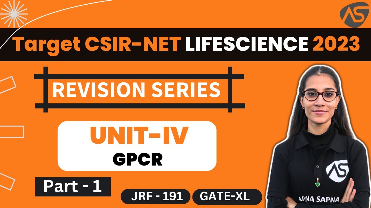 GPCR Part-1 || Revision Series || CSIR-NET LIFESCIENCE 2023