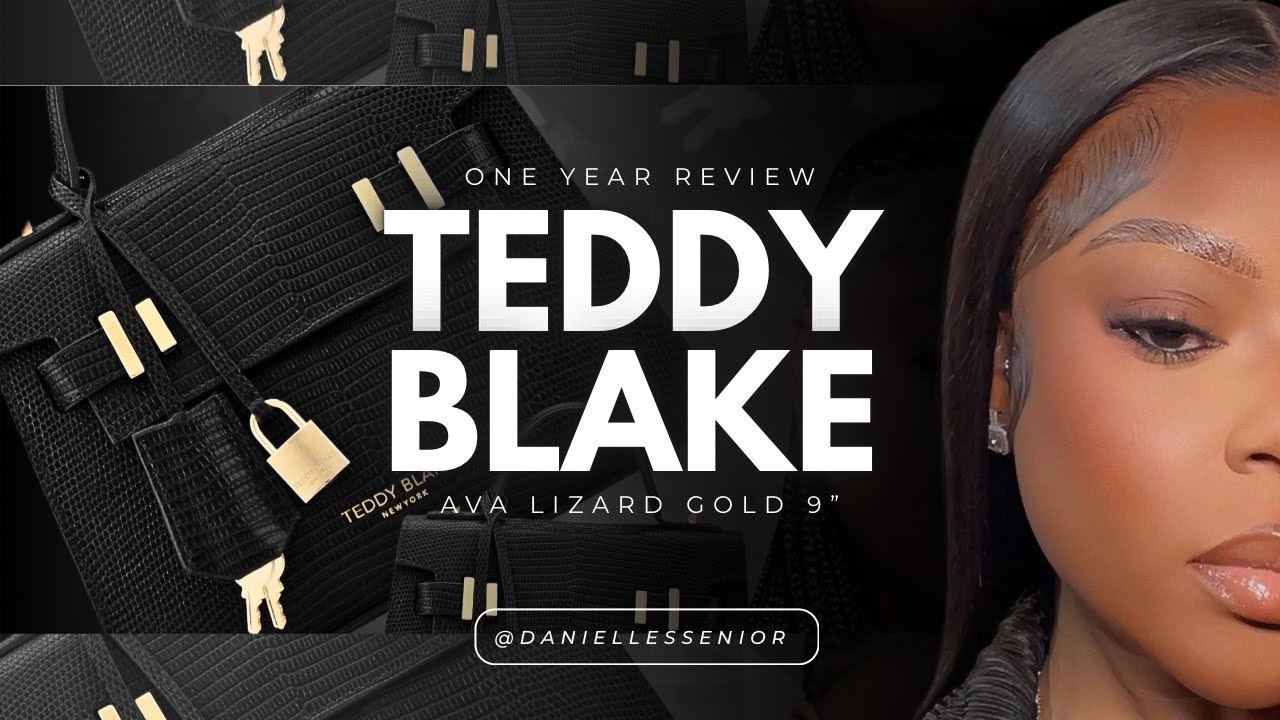 ОБЗОР ЗА ГОД: СУМКА TEDDY BLAKE AVA 9 ДЮЙМОВ GOLD - ЧЕРНАЯ