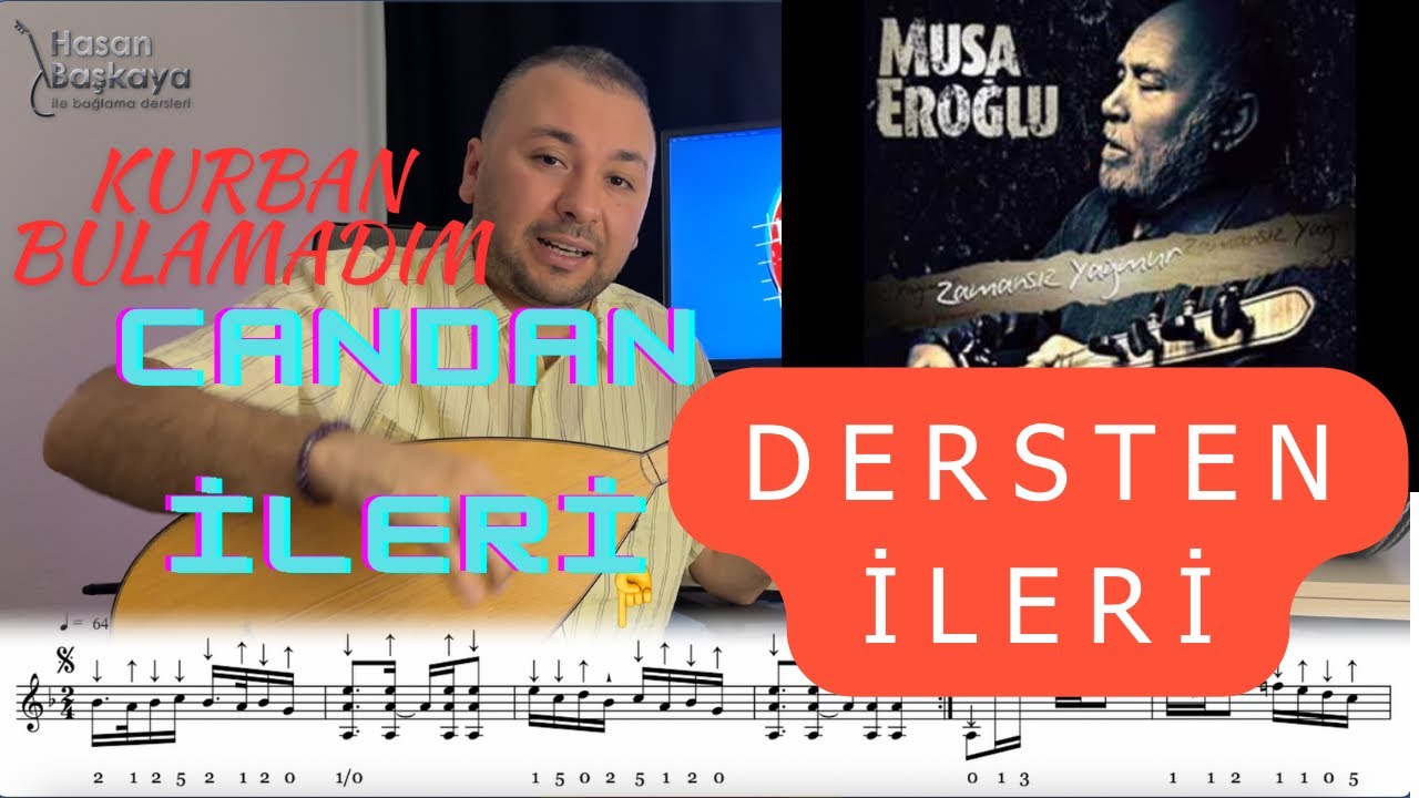 Candan İleri Kısa Sap Bağlama Ders 54 #musaeroğlu #candanileri