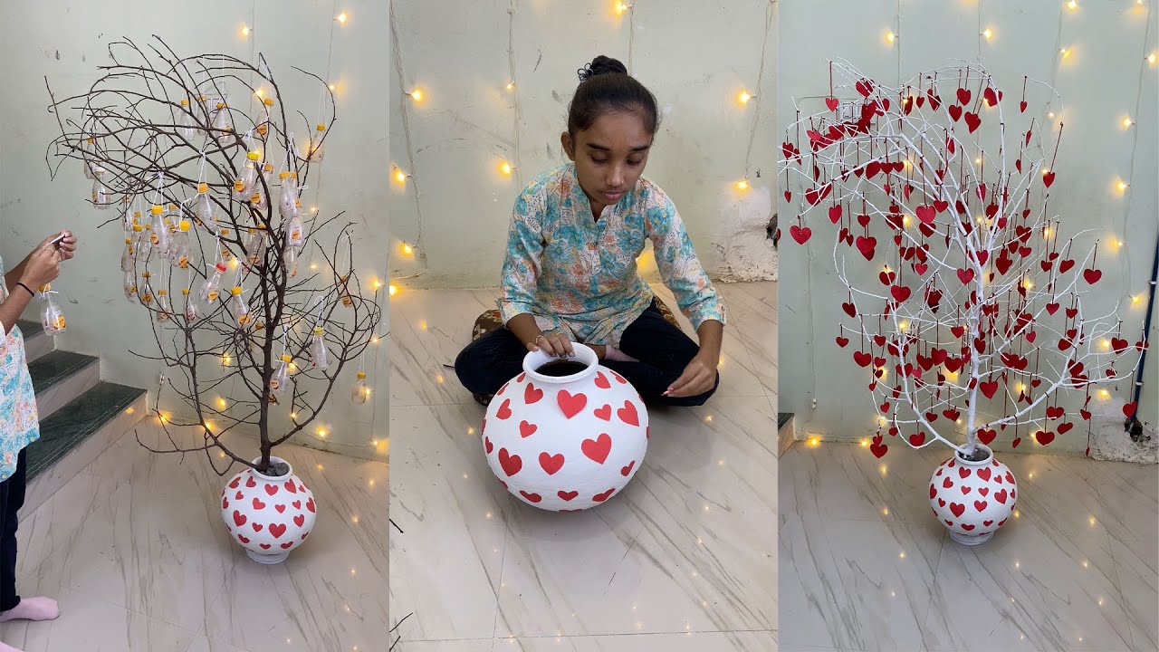 Когда природа встречается с любовью 🌿❤️ Декоративное украшение в виде сердечка из горшка