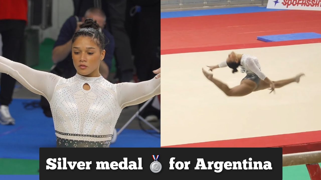 Аргентинка Изабелла Аялла 🇦🇷 выигрывает серебро 🥈 на бревне Finql - Езоло 2026