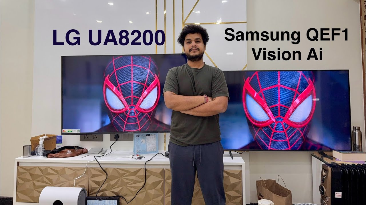 LG UA8200 Vs Samsung QEF1 Vision AI, 4k 55” TV, Best 55” TV Under ₹40,000 in India 